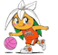 Orange Blossoms W logo