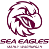 Manly Warringah Sea Eagles logo - Nble Manly Warringah Sea Eagles Vs Bankstown Bruin Scores