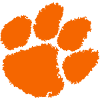 Clemson (w) logo - W VS Wake Forest W Score