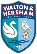 Walton & Hersham logo - United VS Walton Hersham Live Score