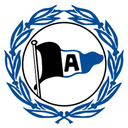 Arminia Bielefeld logo - Pauli VS Arminia Bielefeld Result Today