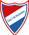 3 de Noviembre logo - Noviembre VS General Caballero Jlm Result