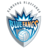 Samsung Blue Fangs logo - Jumbos VS Samsung Blue Fangs Result Today