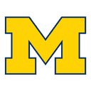Michigan logo - Ncaa Auburn Tigers Vs Michigan Basketball Result